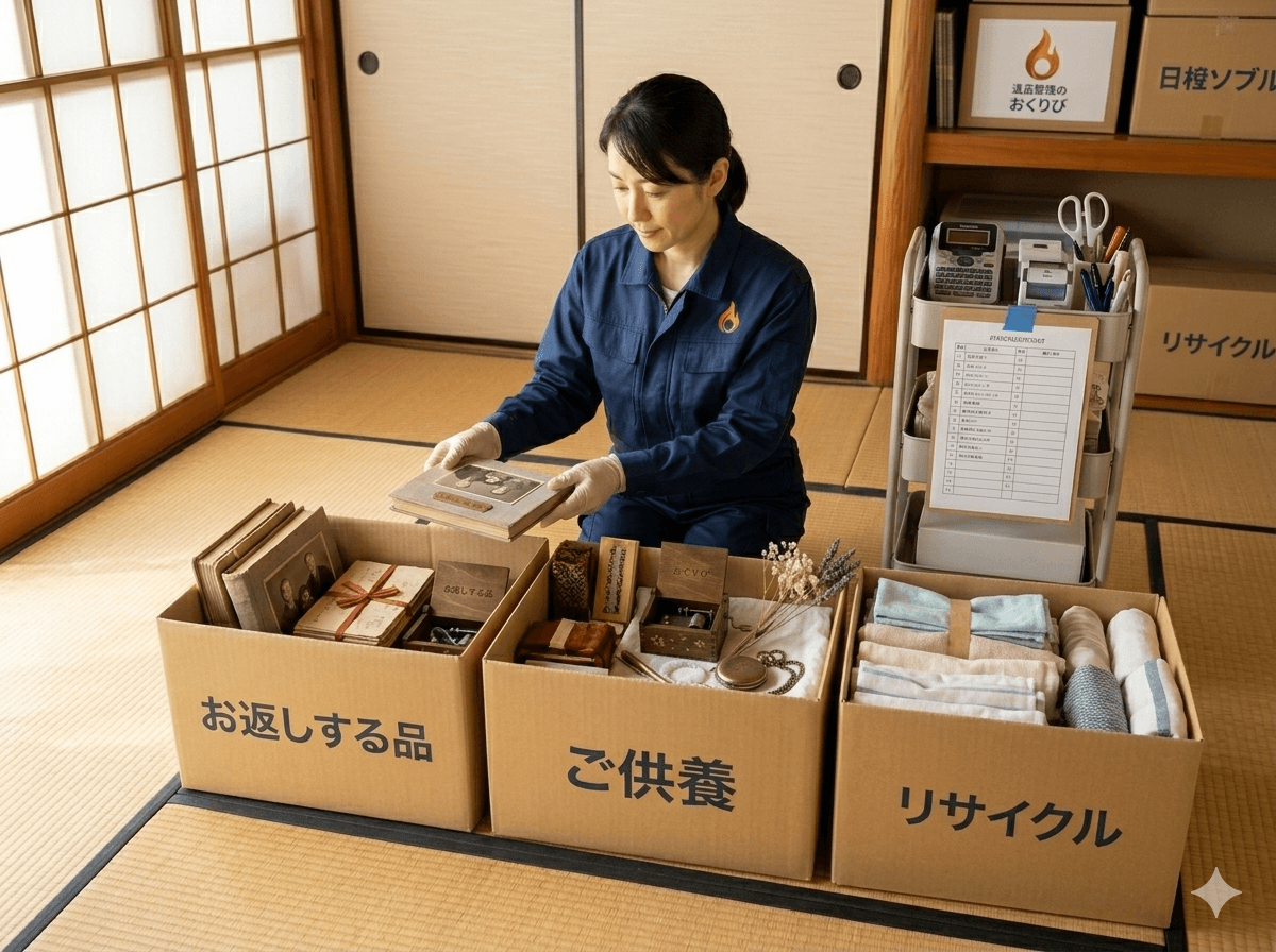 遺品の仕分け・買取査定