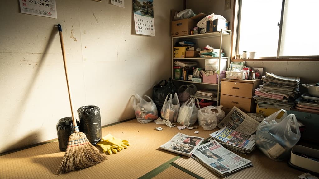 ゴミ屋敷を自分で片付ける方法|レベル別の判断基準と具体的手順